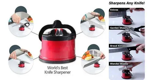 knife sharpener with suction pad