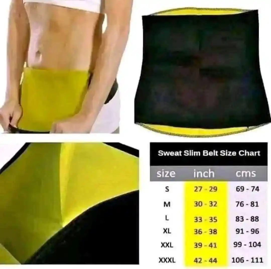 Sweat slim belt